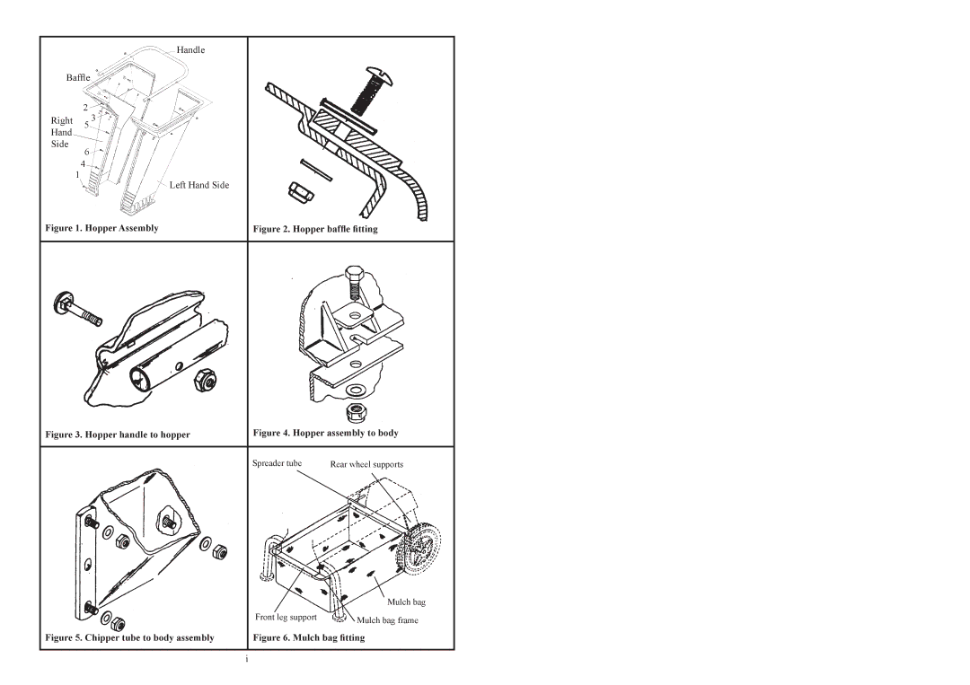 Rover 9885, 9862, 9848, 98117 warranty Hopper Assembly 