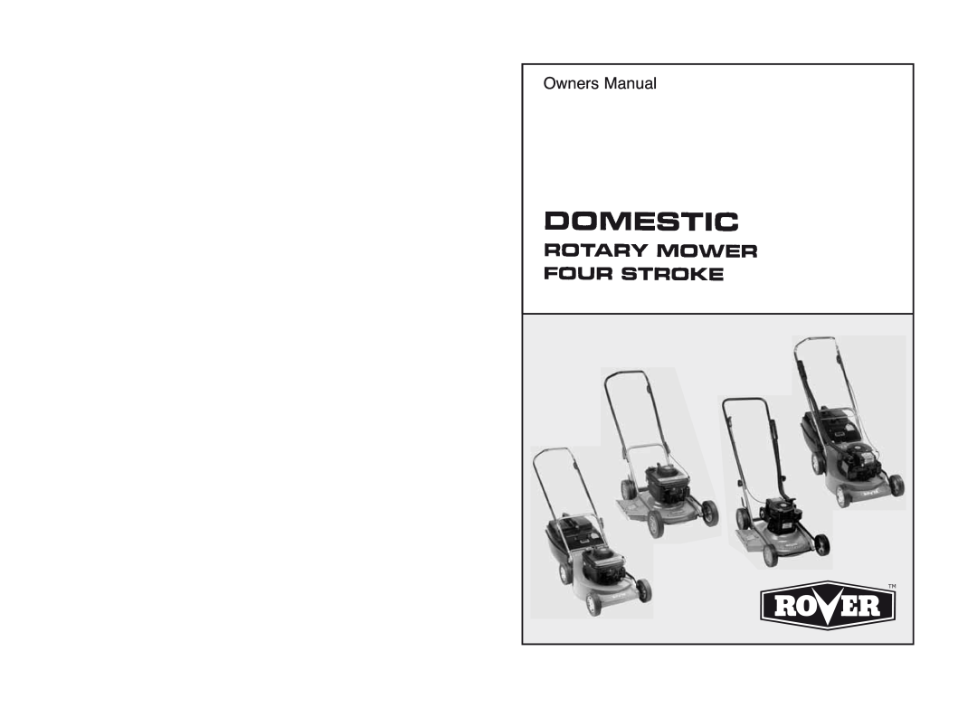 Rover Domestic Rotary Mower warranty 