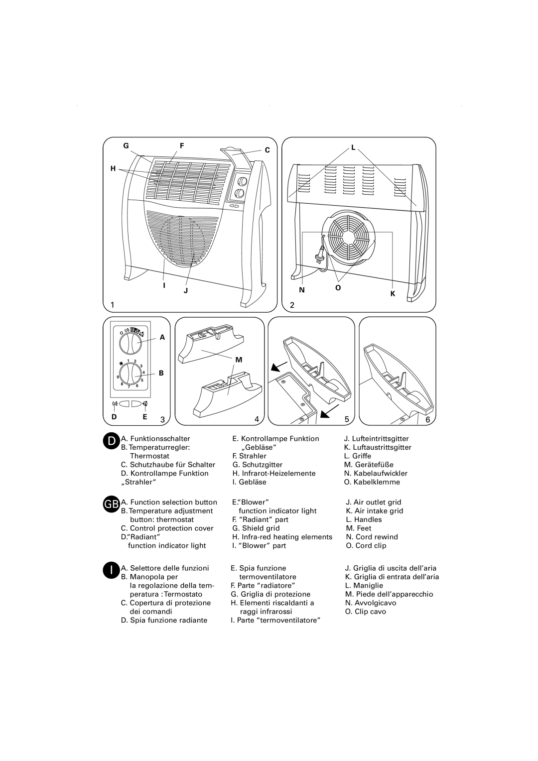 Rowenta 029659 - 38/02 FR050 manual Gf Cl 