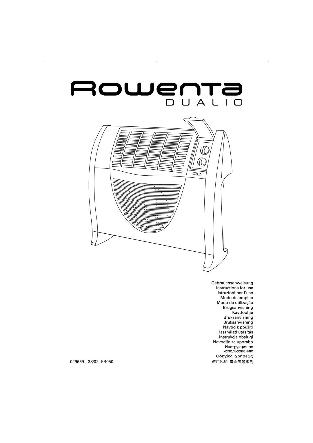 Rowenta 029659 - 38/02 FR050 manual 
