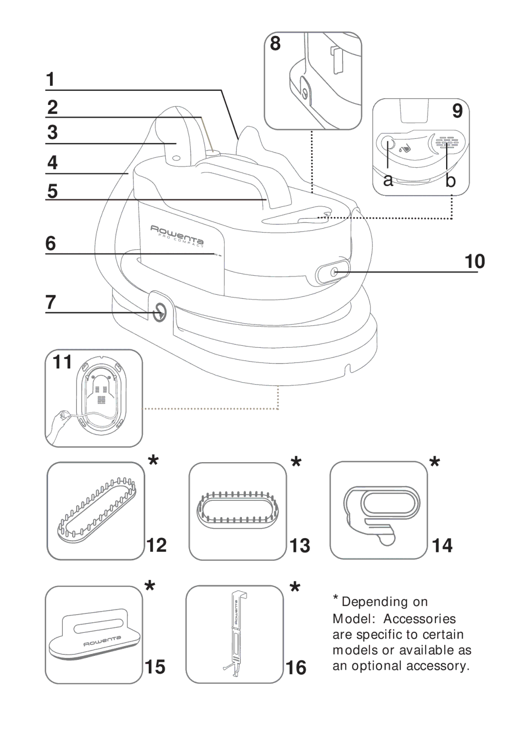 Rowenta GARMENT STEAMER manual 1314 