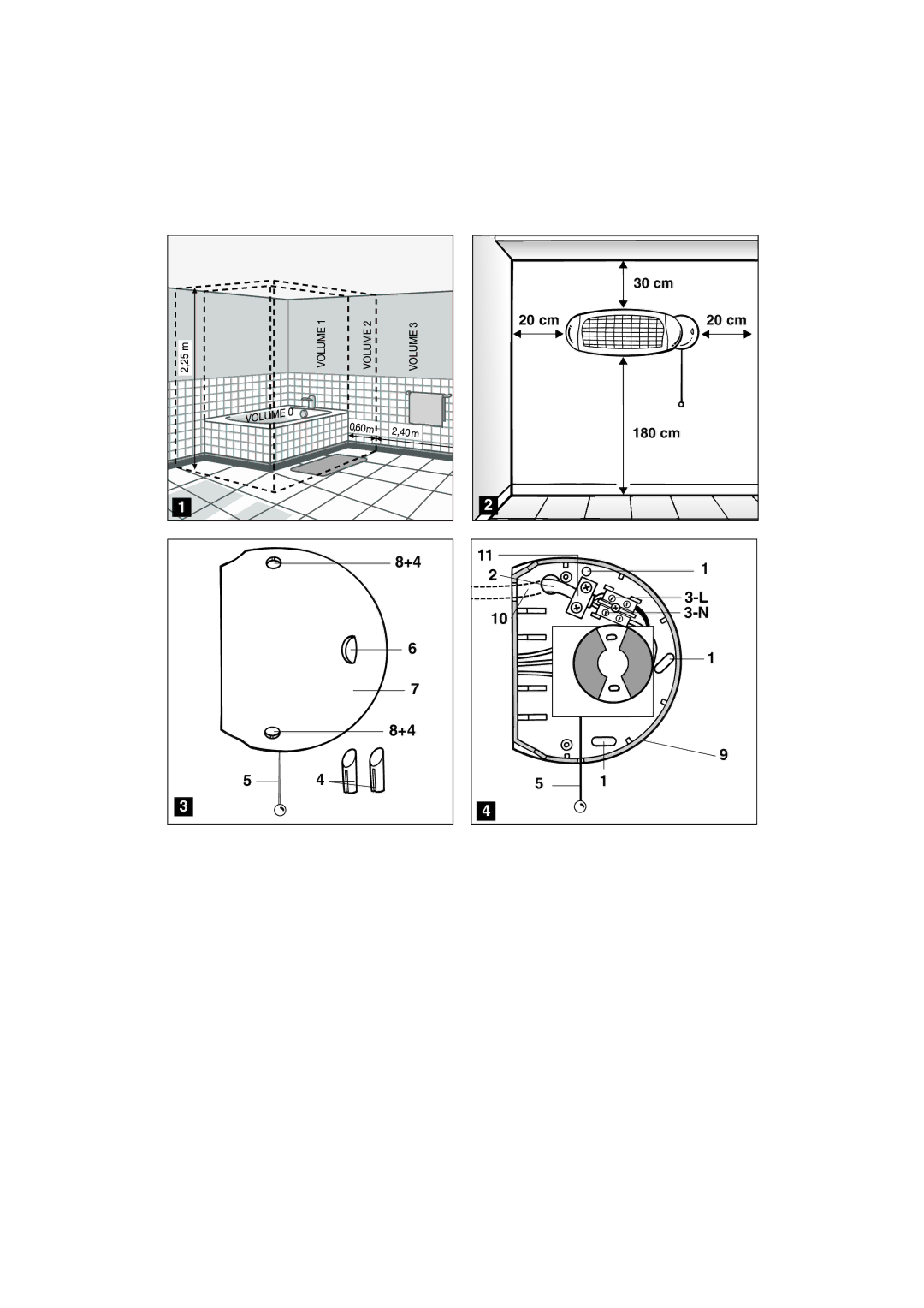 Rowenta IR 150, IR 100, IR 200 manual 30 cm 