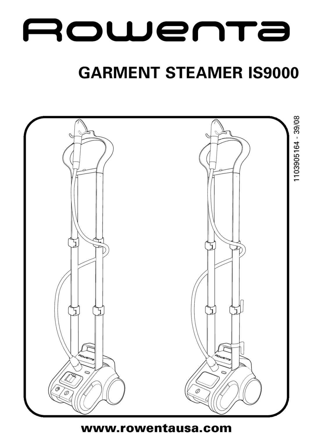 Rowenta manual Garment Steamer IS9000 