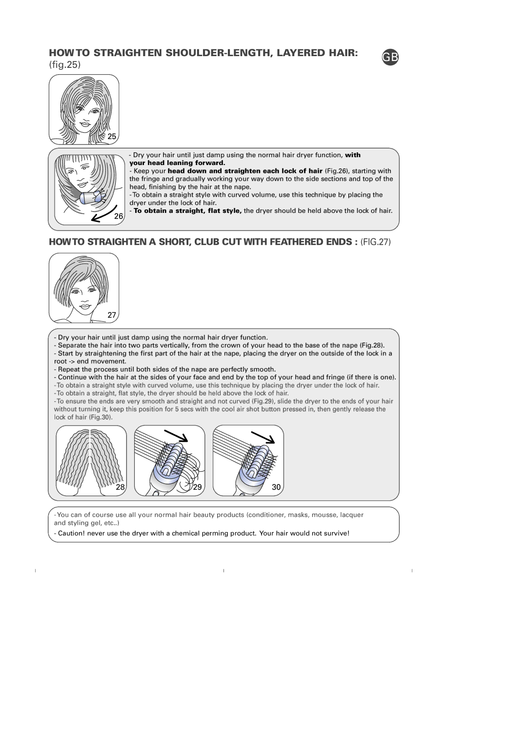 Rowenta PH570 HOW to Straighten SHOULDER-LENGTH, Layered Hair, Howto Straighten a SHORT, Club CUT with Feathered Ends 