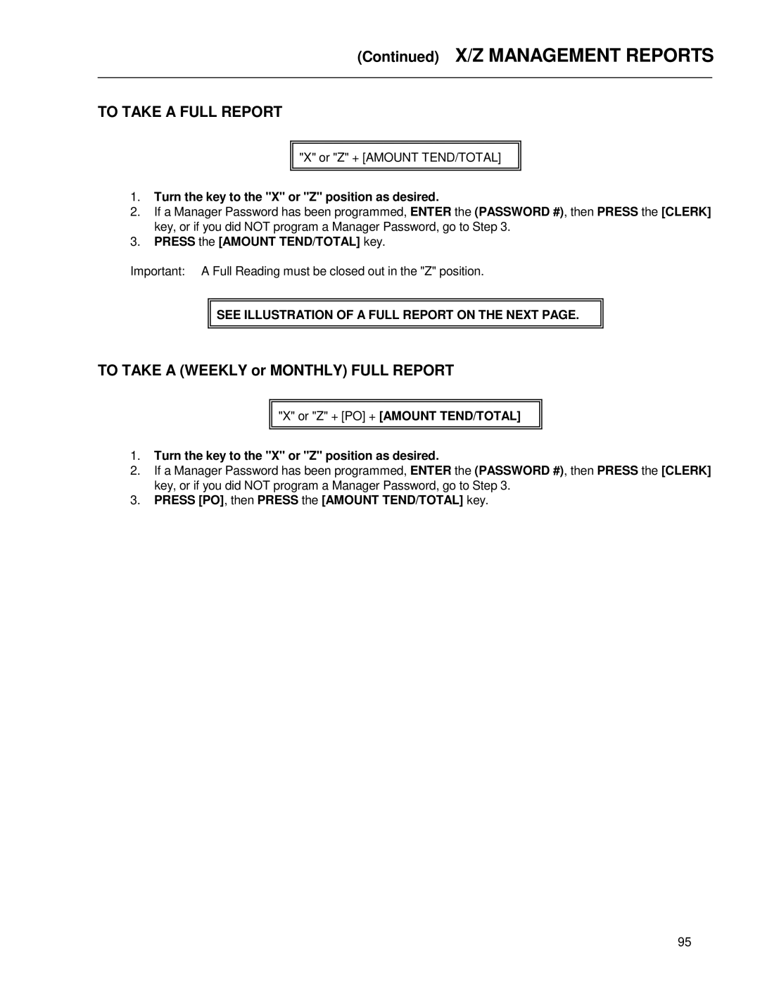 Royal Consumer Information Products ALPHA9155SC manual To Take a Full Report, See Illustration of a Full Report on the Next 