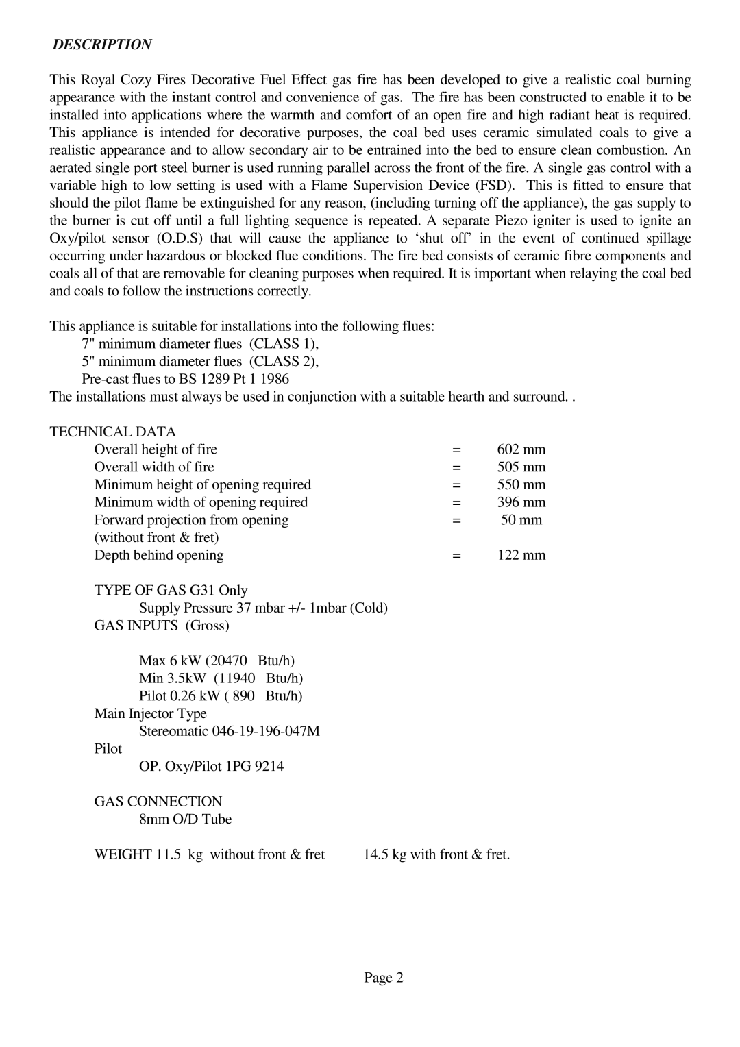 Royal Consumer Information Products G31 manual Description 