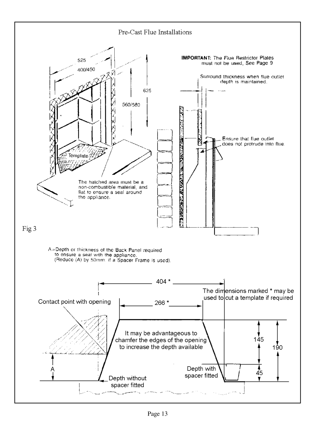 Royal Consumer Information Products Gas Fire manual 