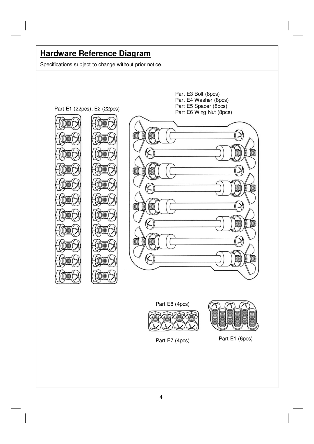 Royal Leisure 359 warranty Hardware Reference Diagram 