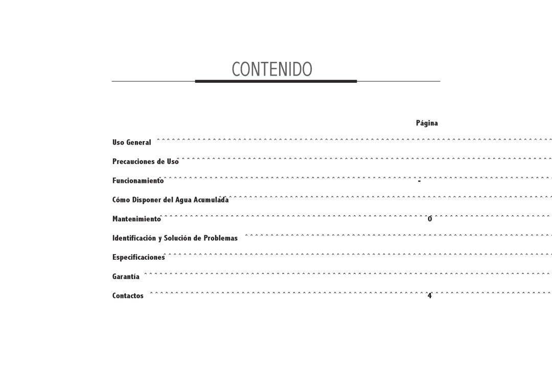 Royal Sovereign Bdh550 owner manual Contenido 