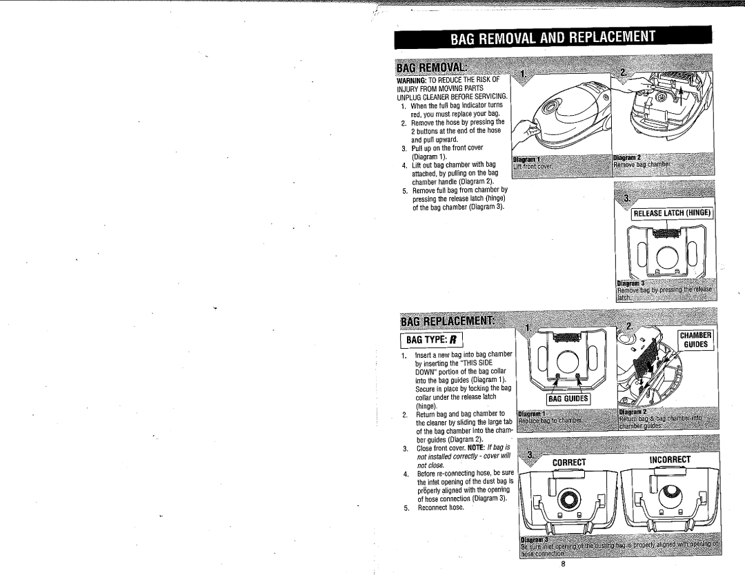 Royal Vacuums RY3050 manual 