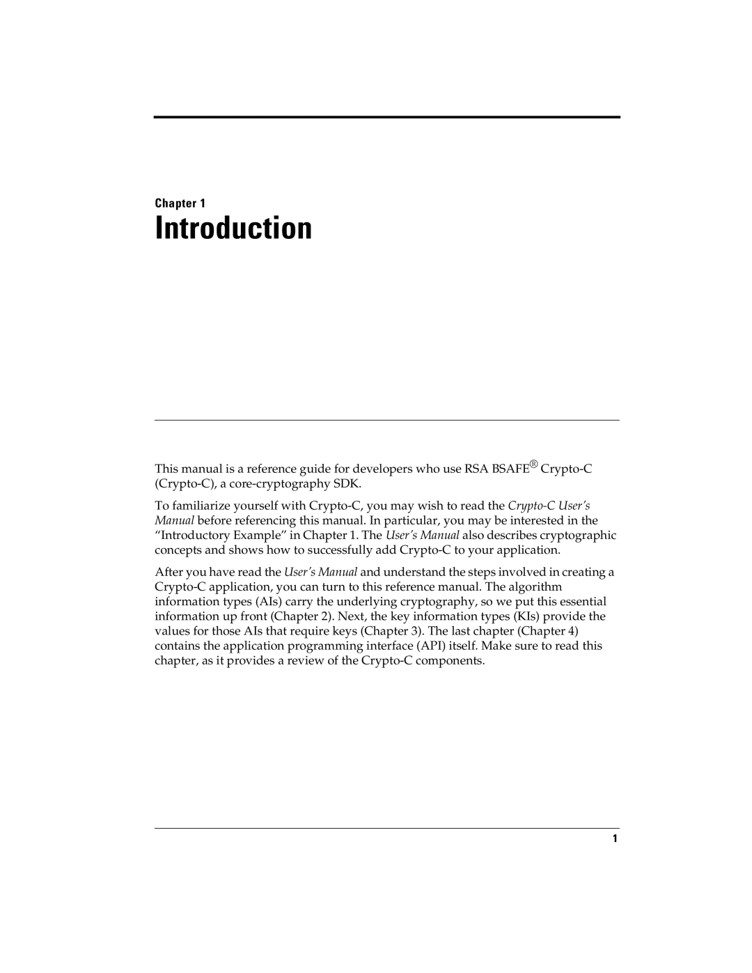 RSA Security 5 manual Introduction 