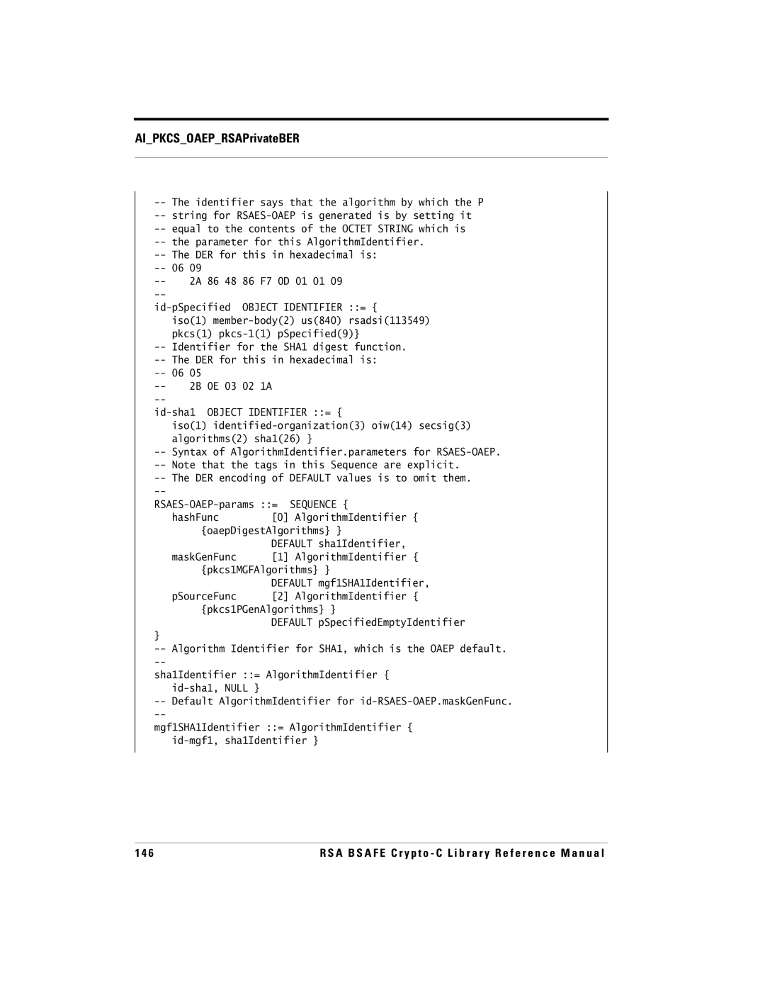 RSA Security 5 manual Sequence 