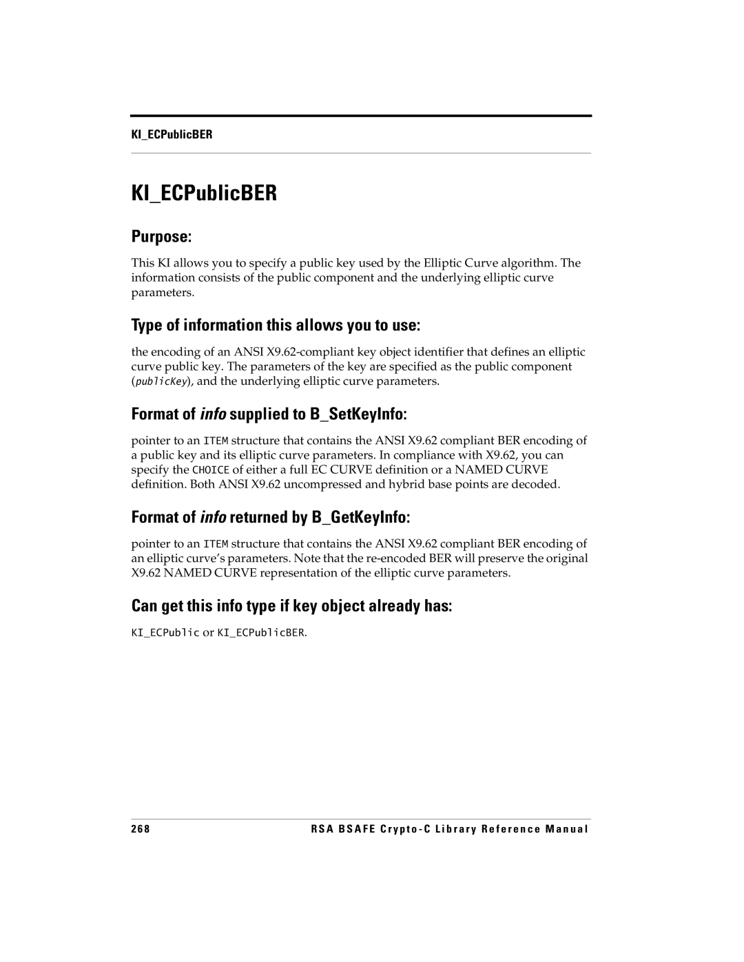 RSA Security 5 manual KIECPublicBER 