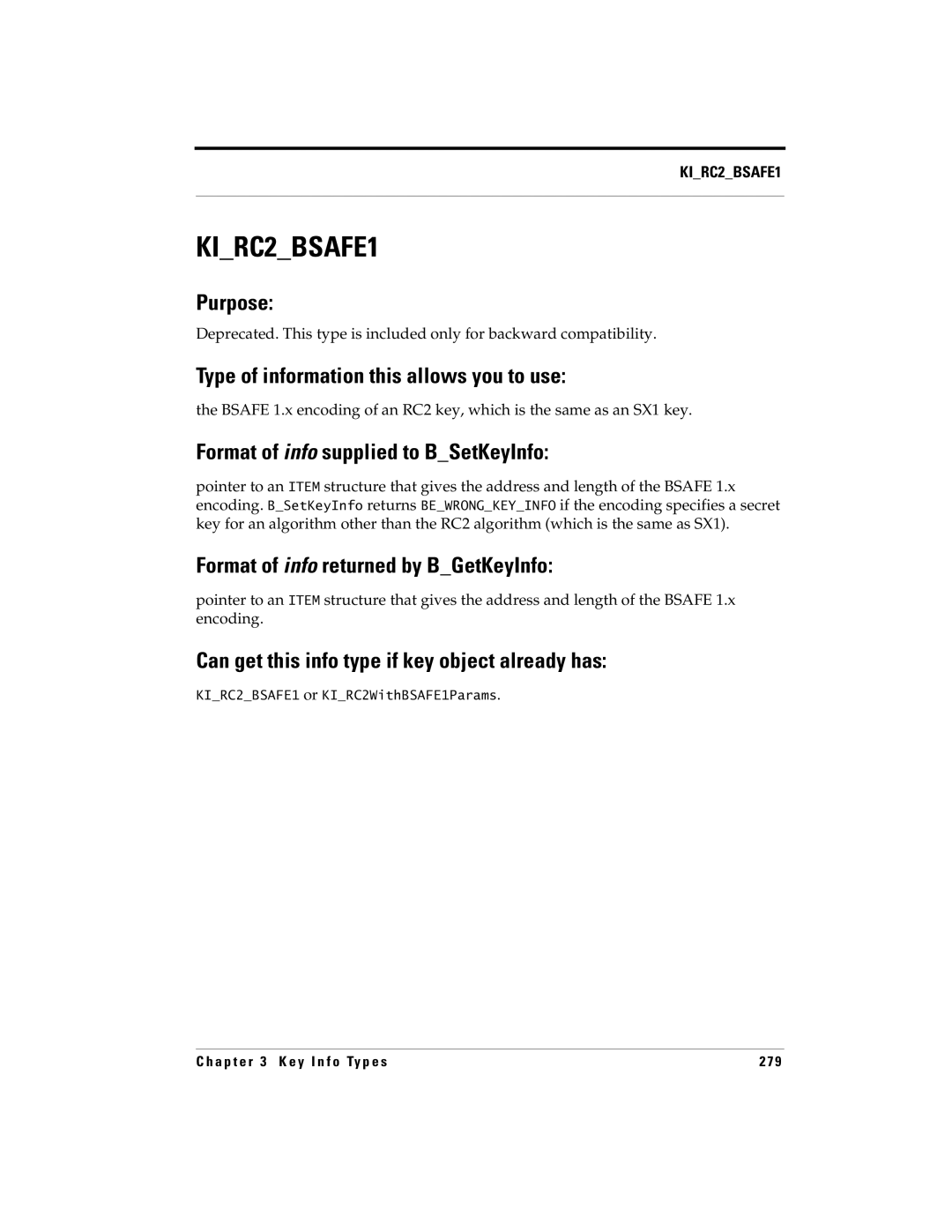 RSA Security 5 manual KIRC2BSAFE1 