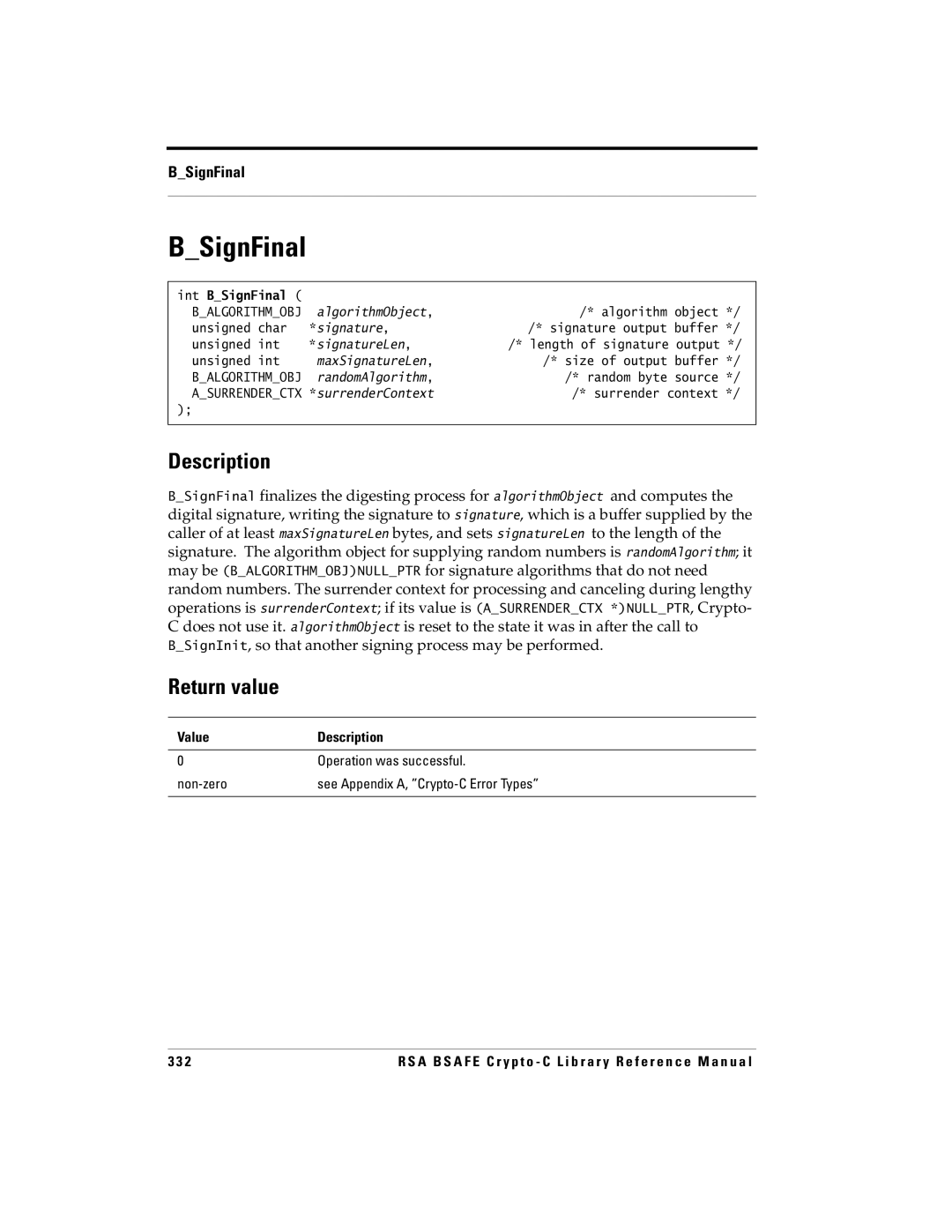 RSA Security 5 manual BSignFinal 