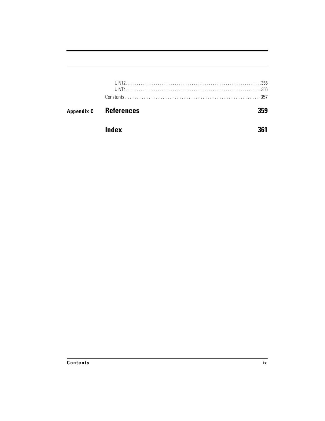 RSA Security manual References 359 Index 361 