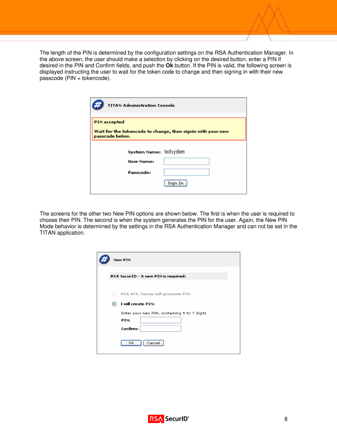 RSA Security 5.1 manual 