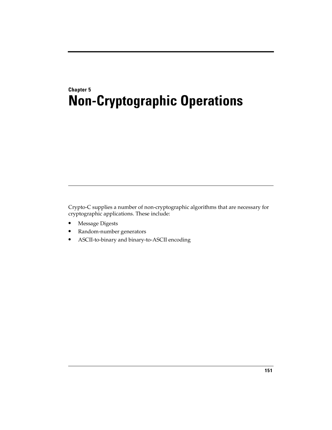 RSA Security 5.2.2 manual Non-Cryptographic Operations 