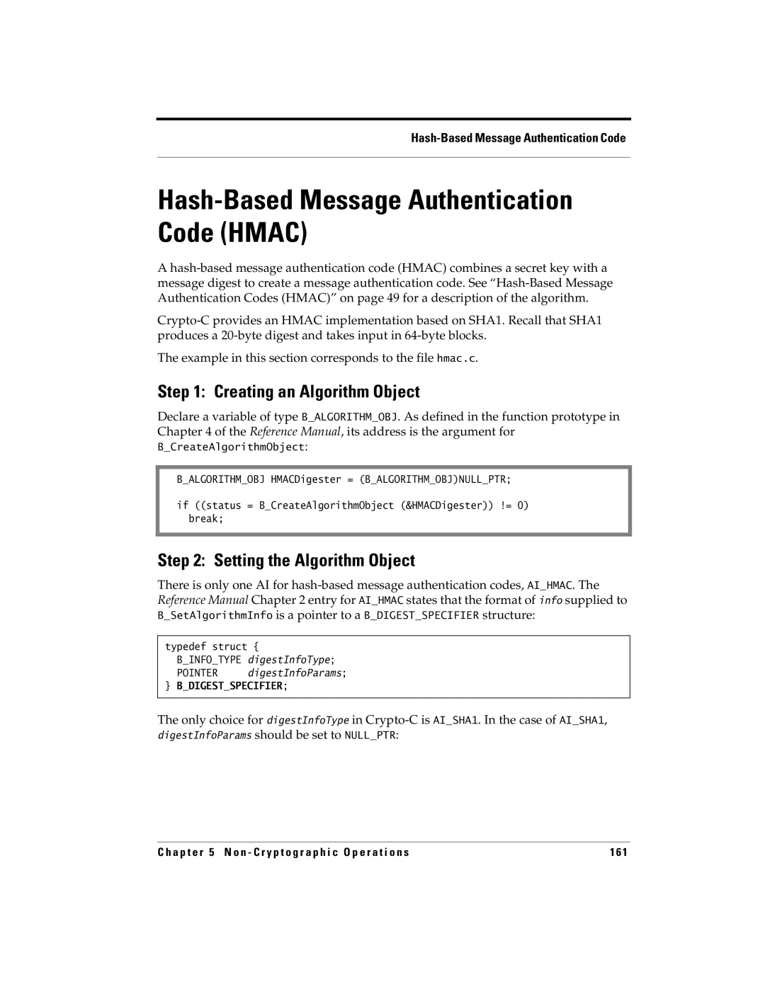 RSA Security 5.2.2 manual Hash-Based Message Authentication Code Hmac 