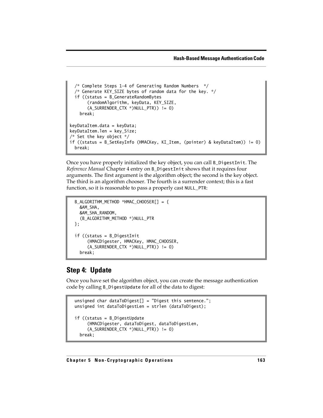 RSA Security 5.2.2 manual RandomAlgorithm, keyData, KEYSIZE, Asurrenderctx *NULLPTR != 