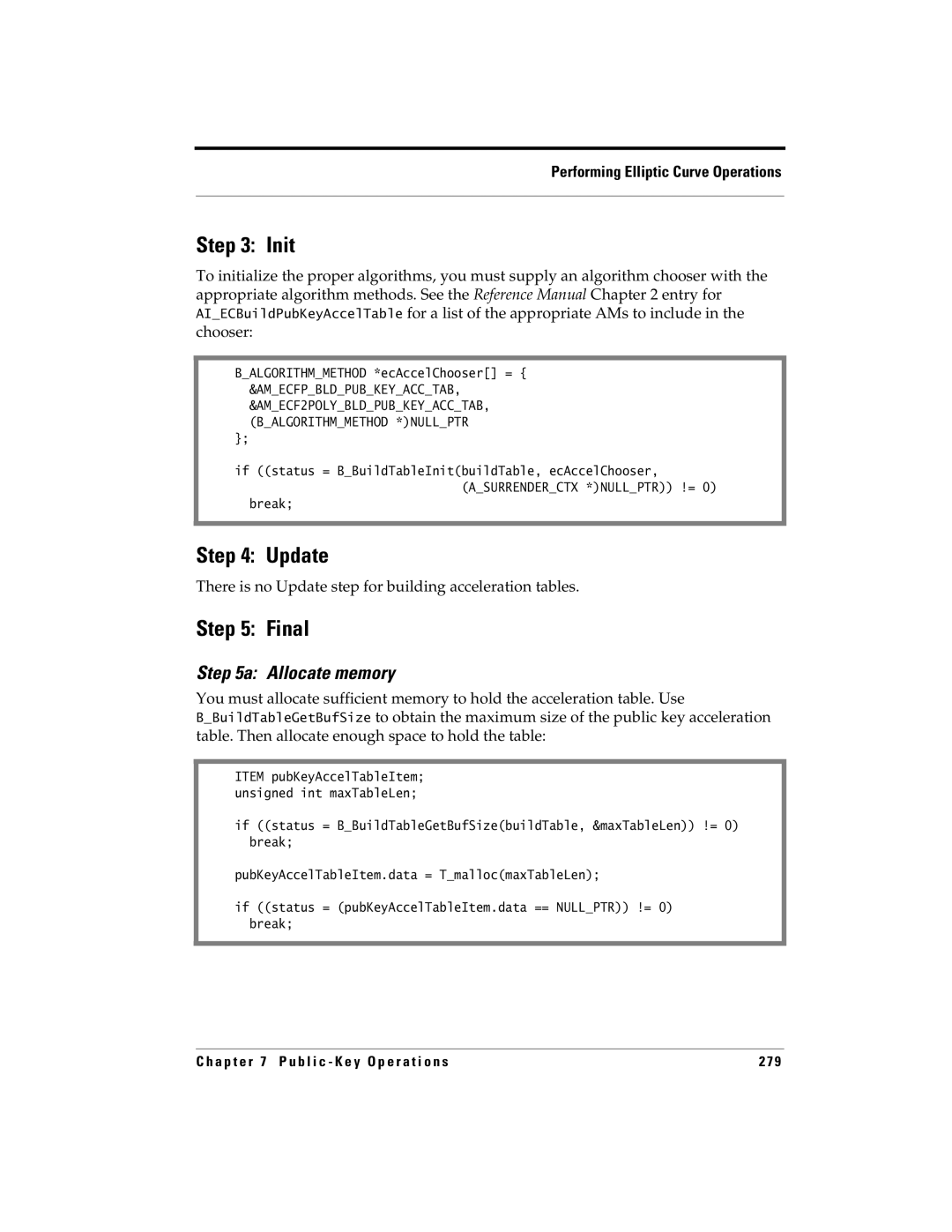 RSA Security 5.2.2 manual Item pubKeyAccelTableItem unsigned int maxTableLen 