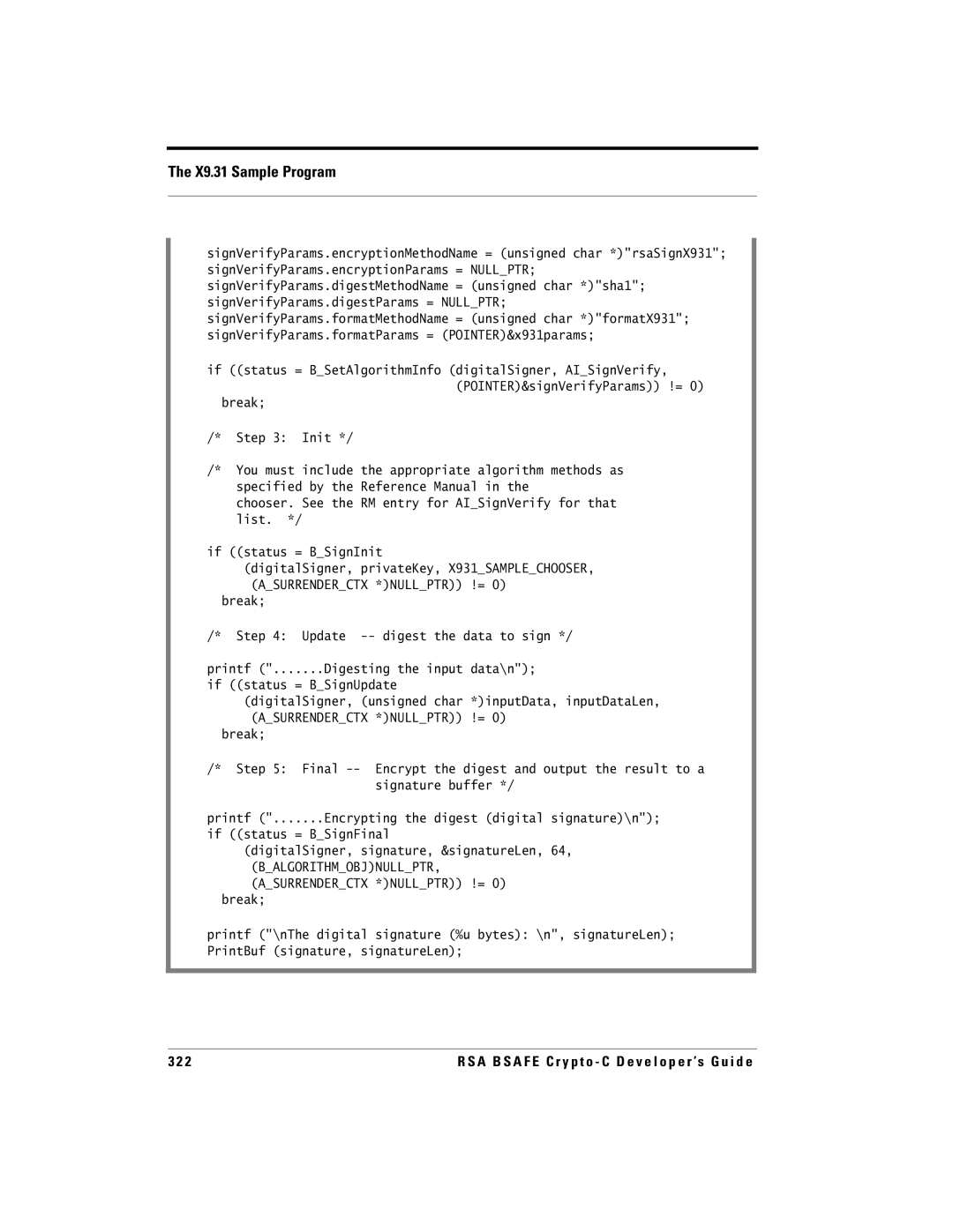 RSA Security 5.2.2 manual Break Init 