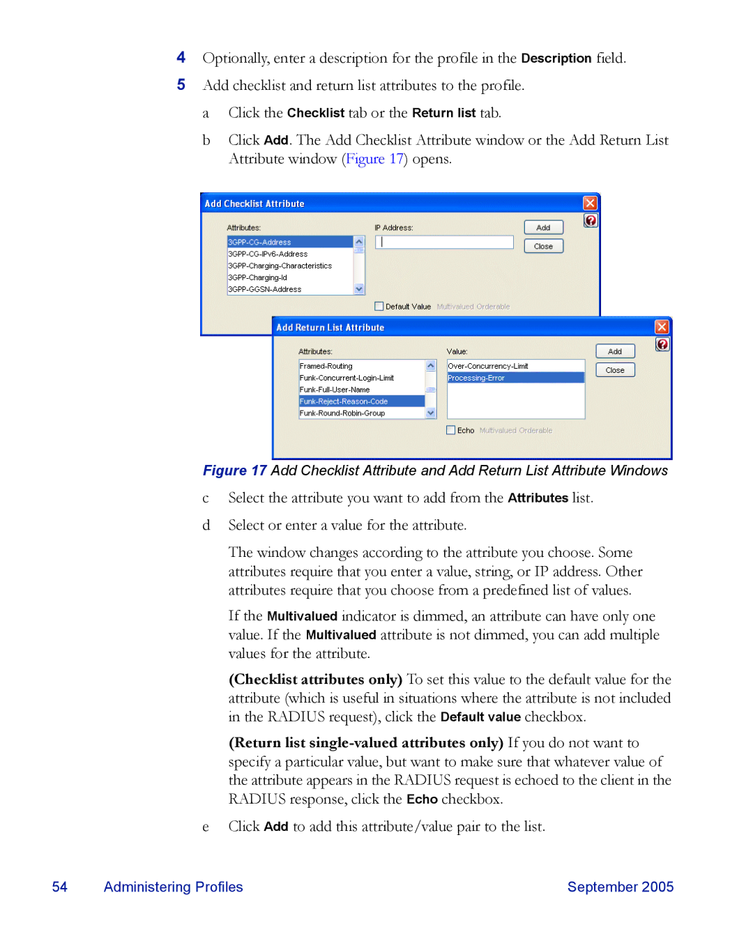 RSA Security 6.1 manual Click Add to add this attribute/value pair to the list 