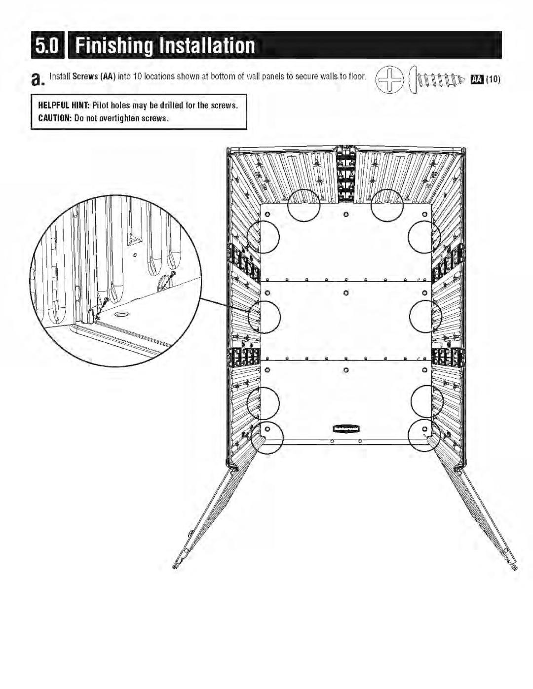 Rubbermaid 5L30 manual 