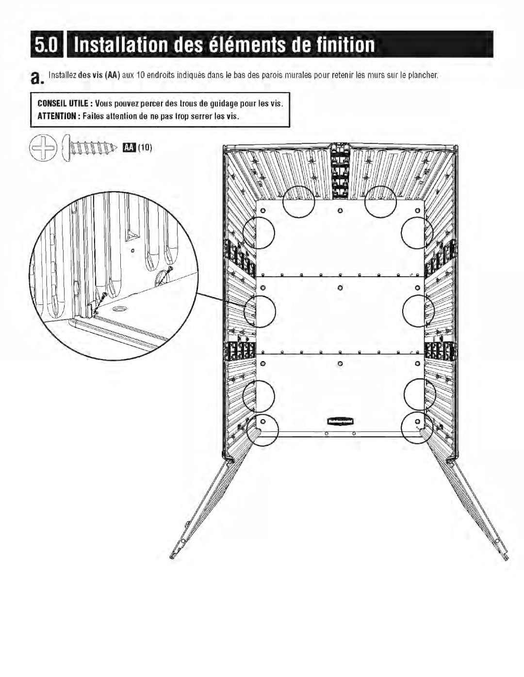 Rubbermaid 5L30 manual 