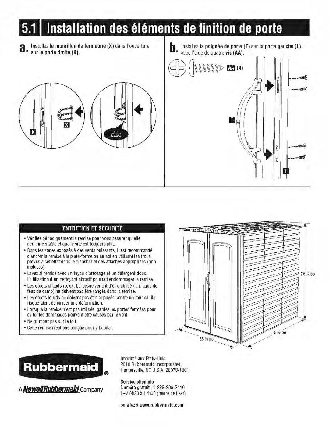 Rubbermaid 5L30 manual 