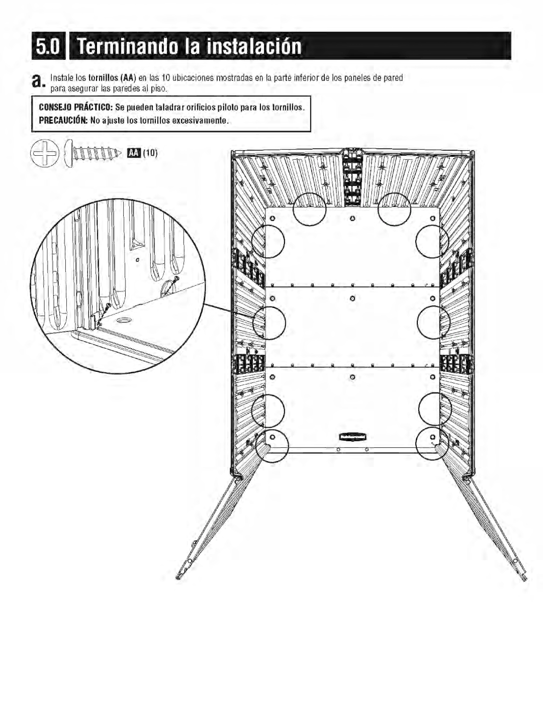 Rubbermaid 5L30 manual 