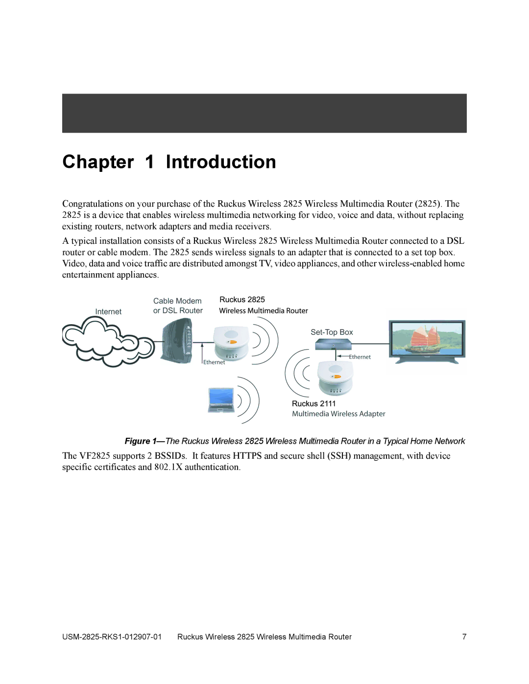 Ruckus Wireless 2111, 2825 manual Introduction 