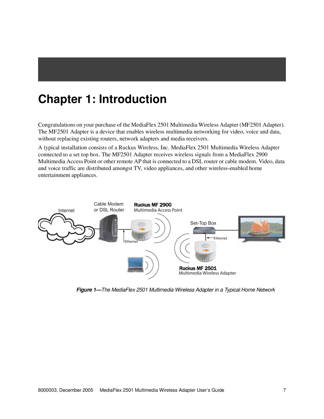 Ruckus Wireless MF2501 manual Introduction 