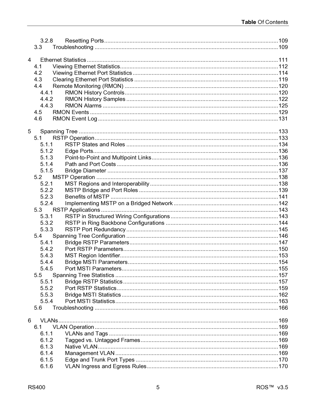 RuggedCom RS400 manual 109 