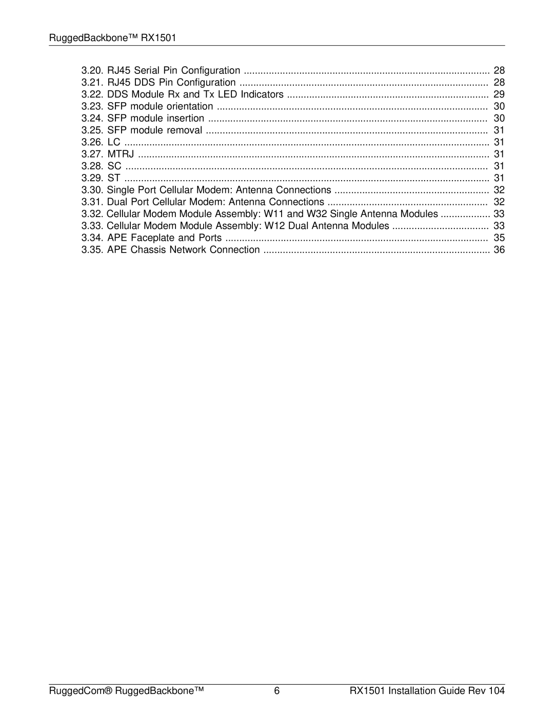 RuggedCom RX1501 manual 