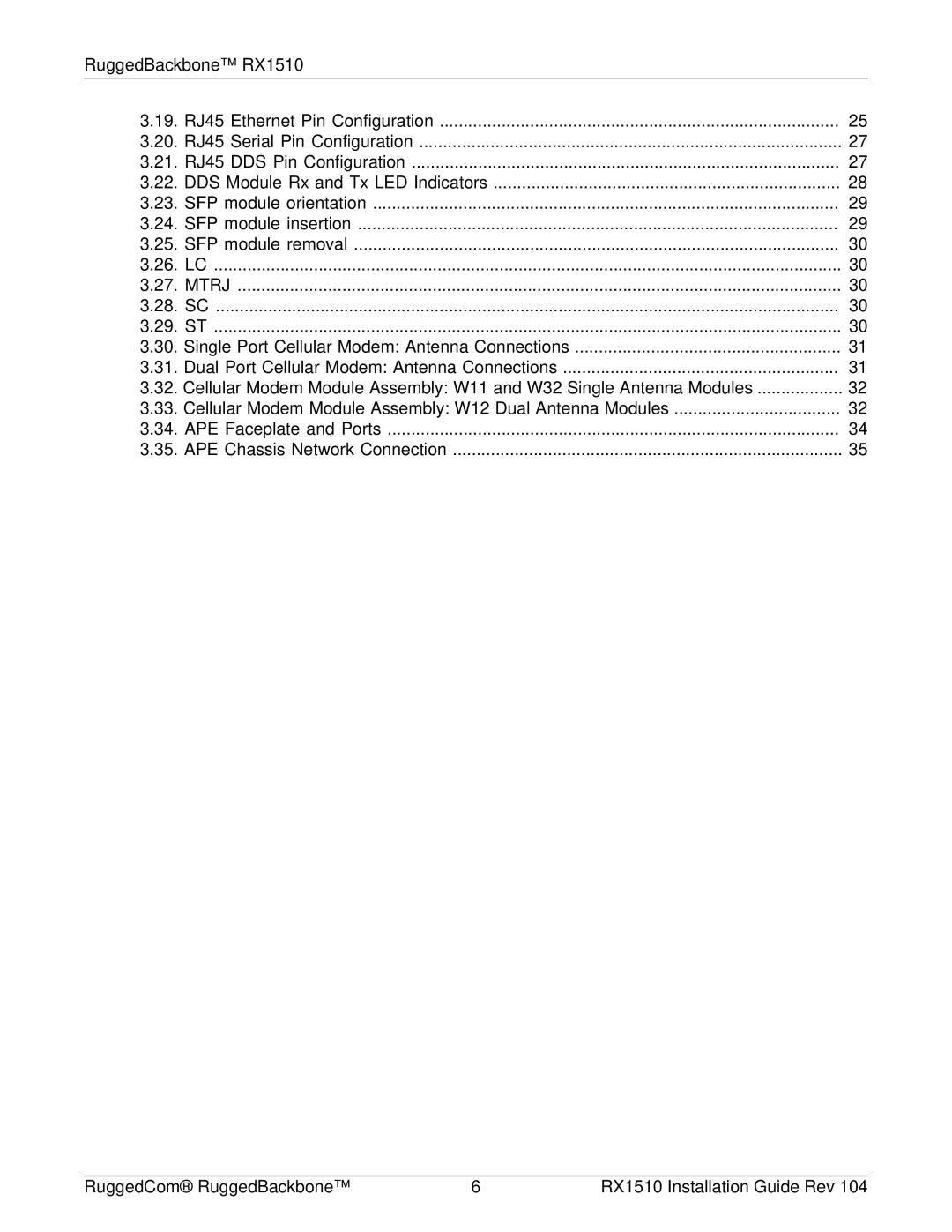 RuggedCom RX1510 manual 