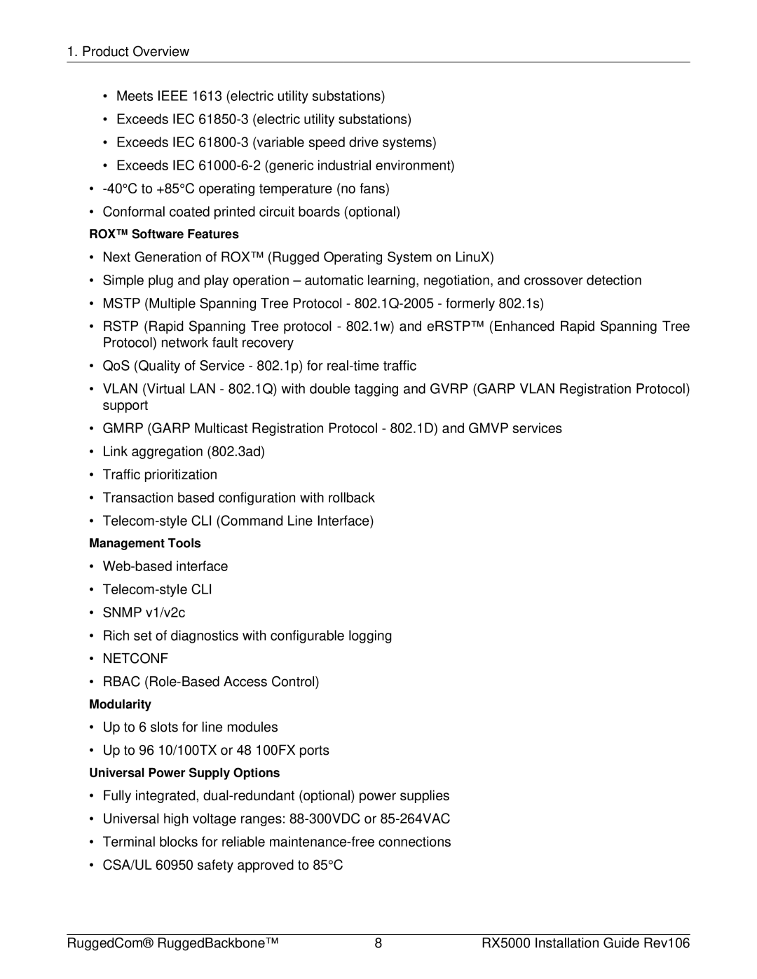 RuggedCom RX5000 manual Netconf 