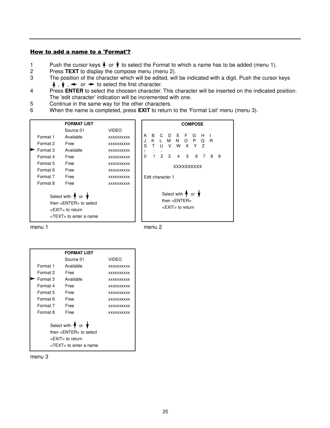 Runco DTV-1200 owner manual Compose 