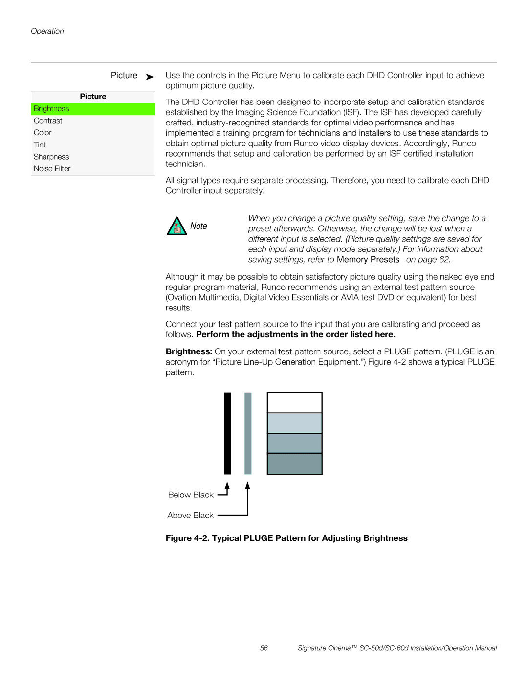 Runco SC-60D, SC-50D operation manual Picture 