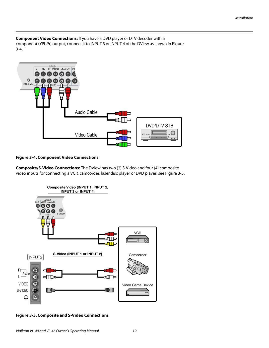 Runco VL-46, VL-40 manual Dvd/Dtv Stb 