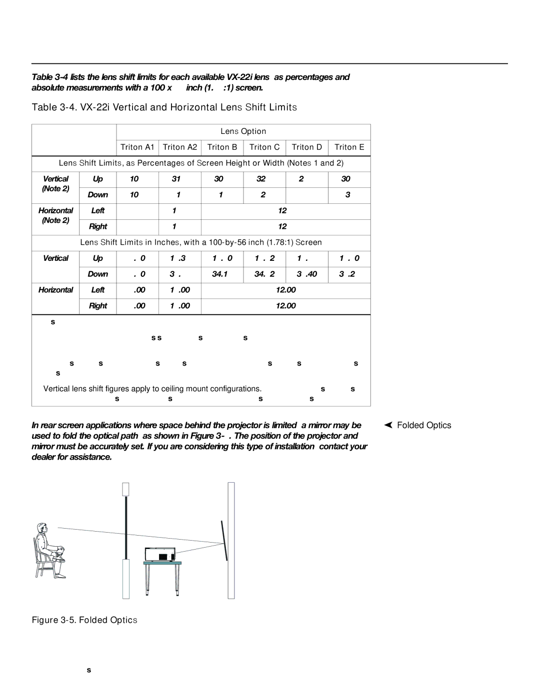 Runco VX-22I operation manual Folded Optics 