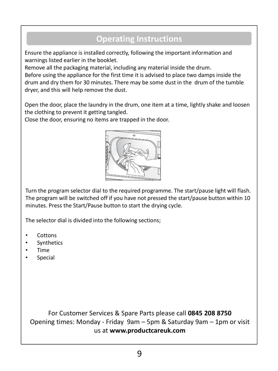 Russell Hobbs RHCTD200B instruction manual Operating Instructions 