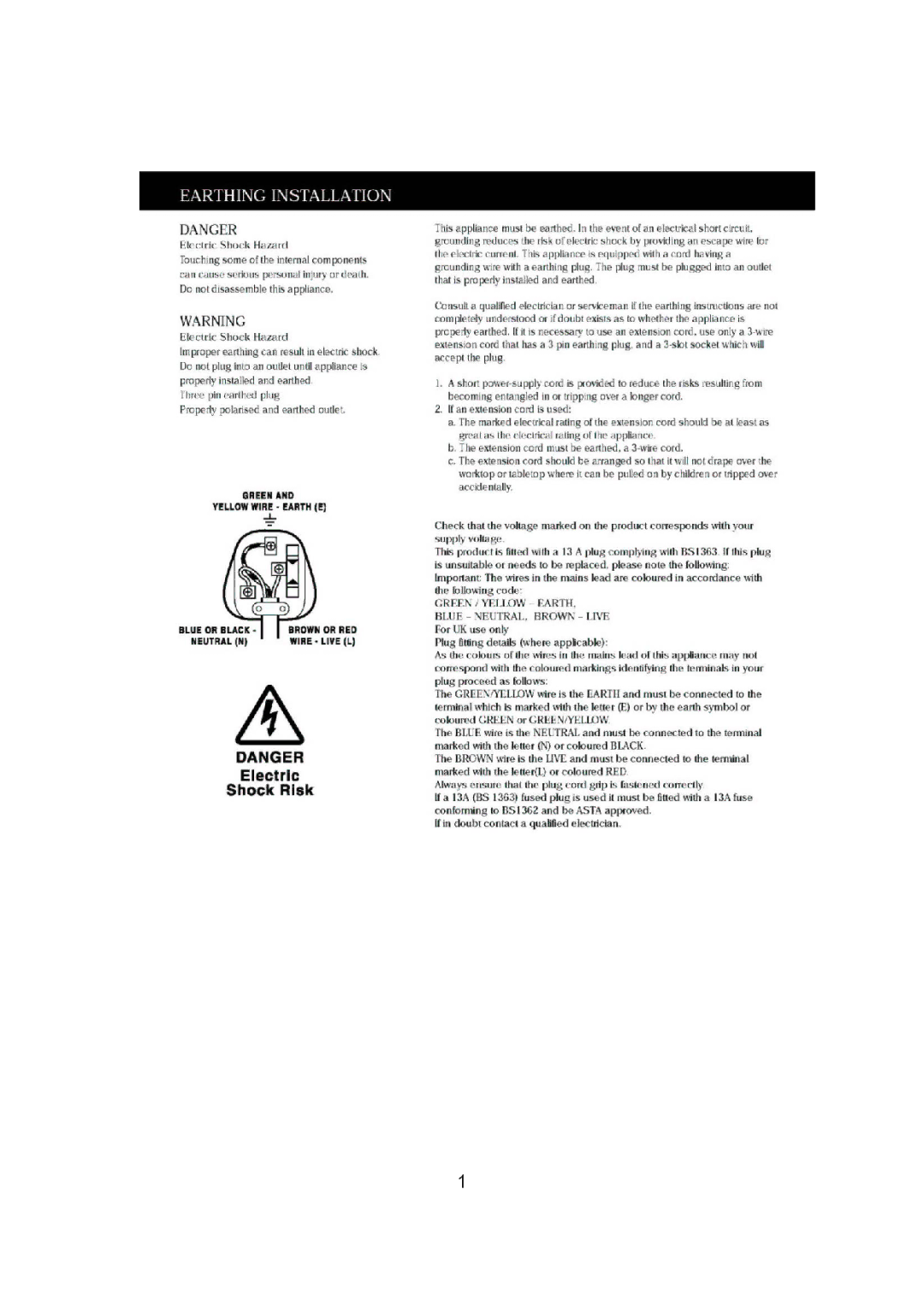 Russell Hobbs RHM2018 user manual 