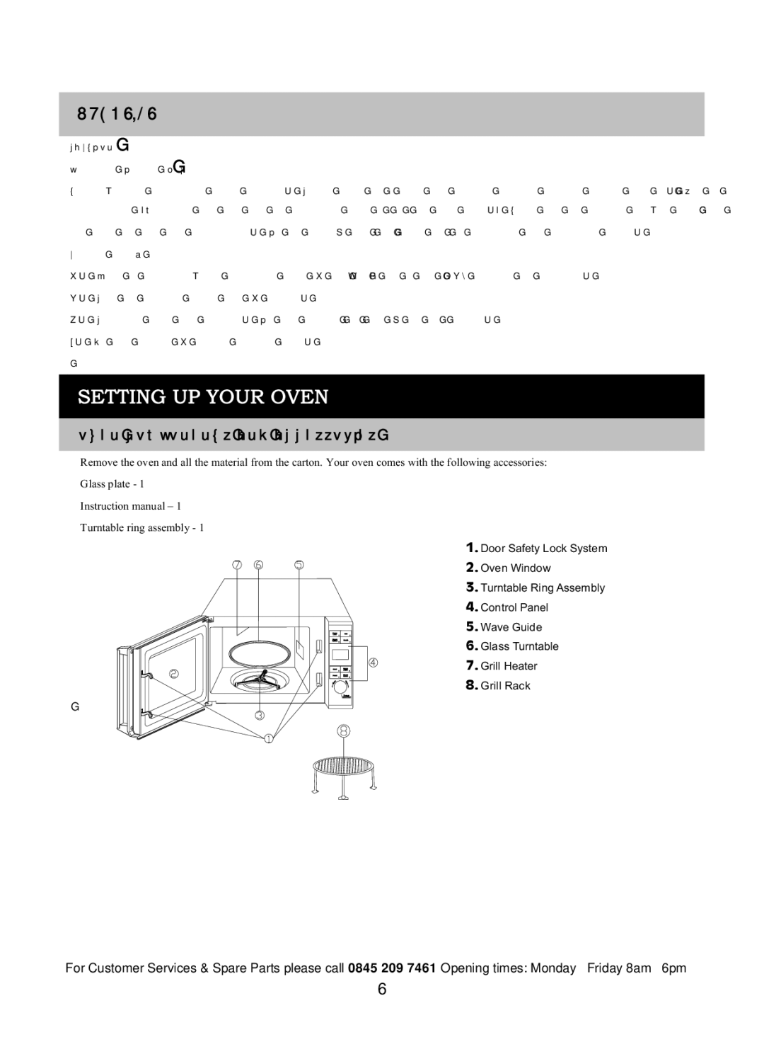 Russell Hobbs RHM2018 instruction manual 677,1*83285291, 8716,/6 