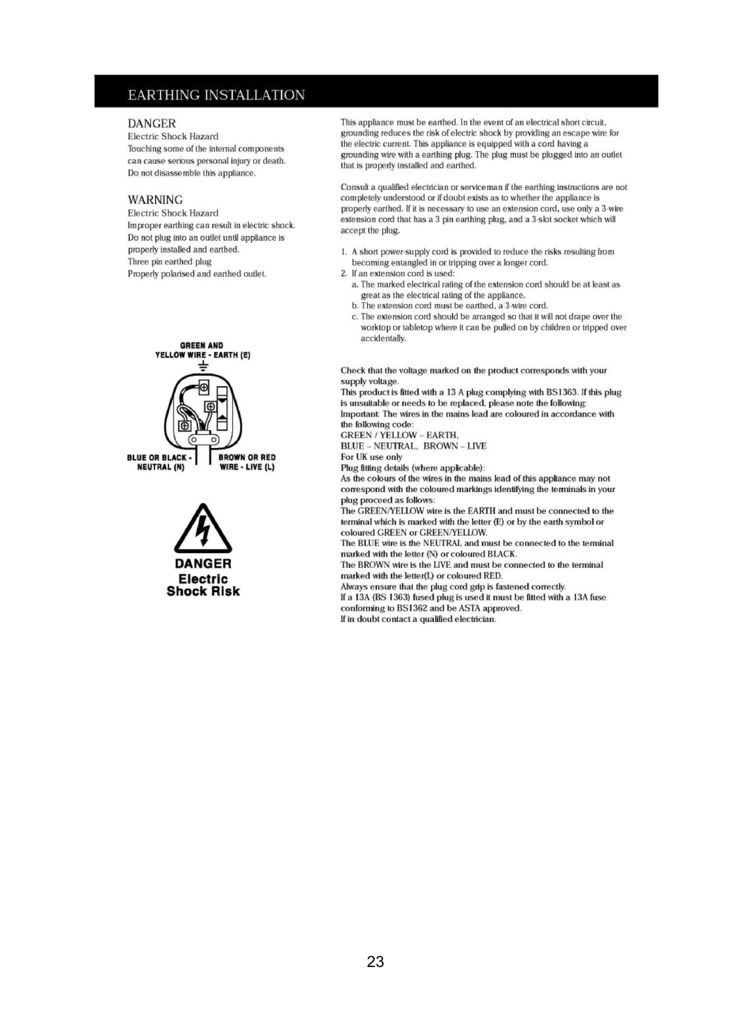 Russell Hobbs RHM2505 user manual 