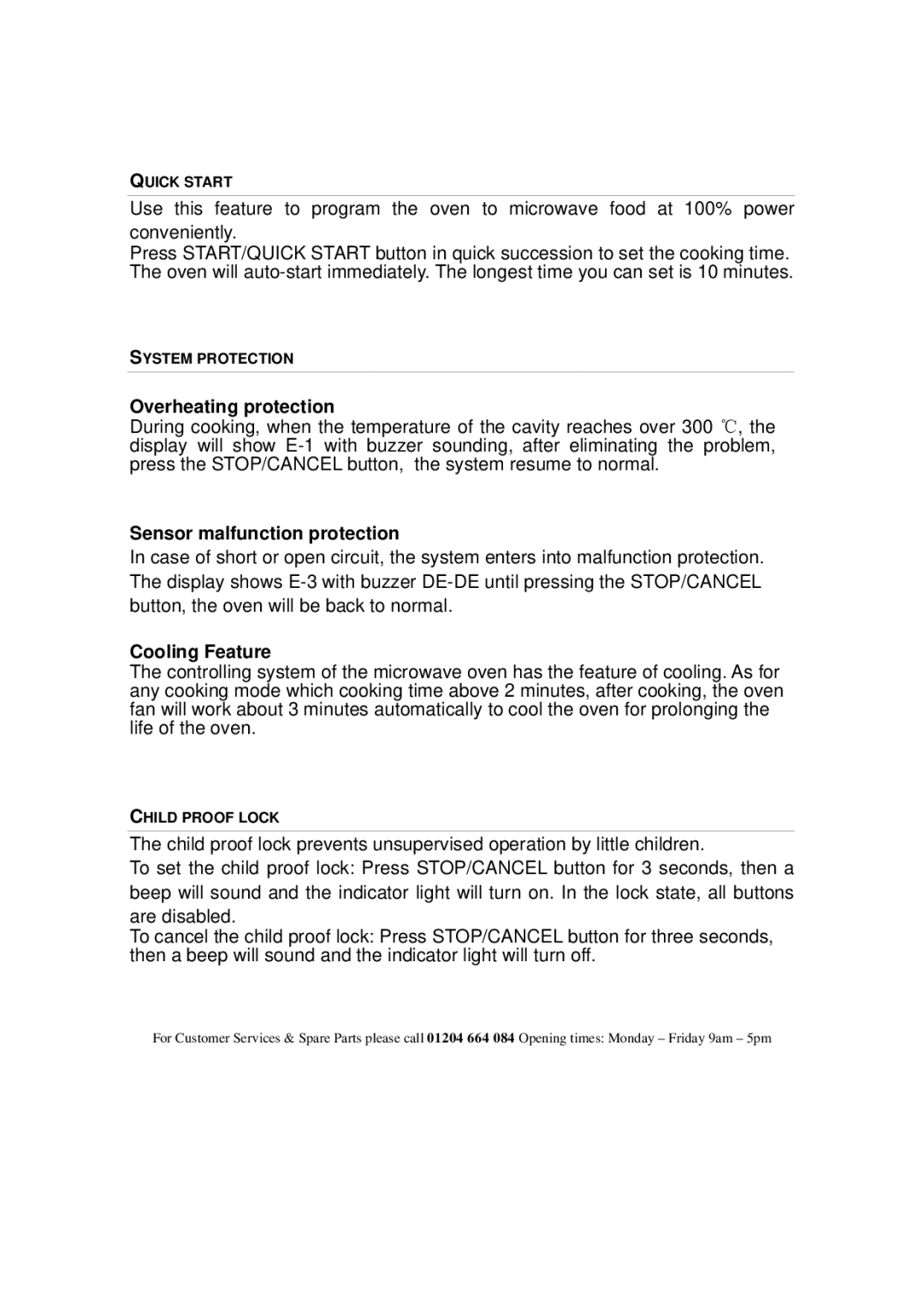 Russell Hobbs RHM2506 instruction manual Overheating protection 