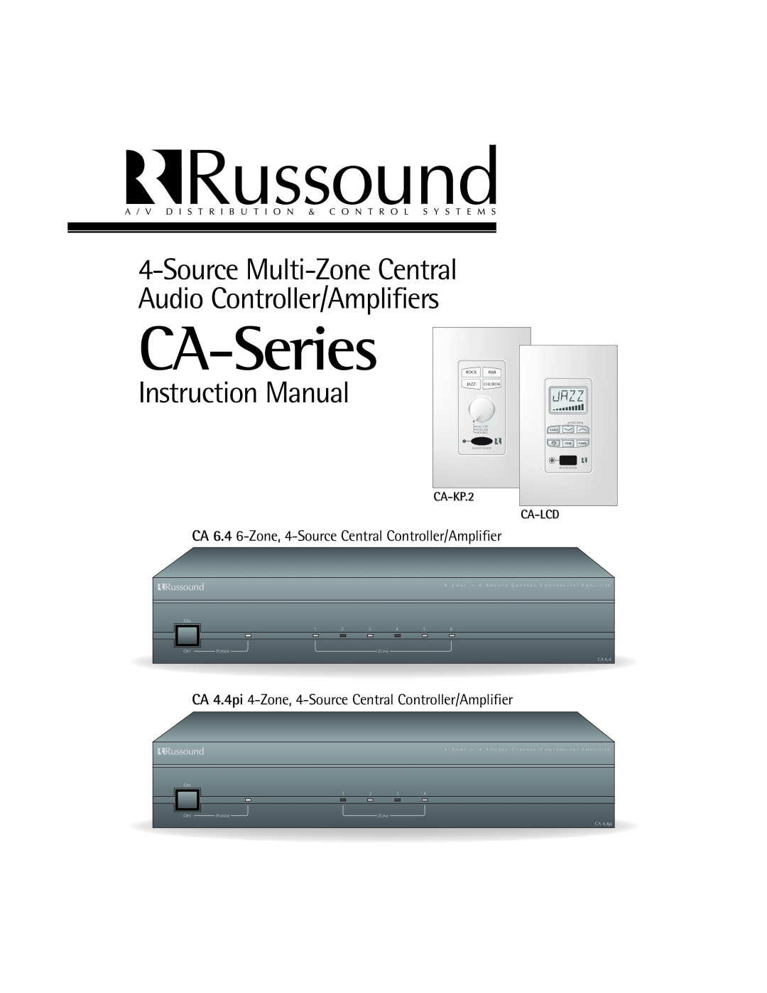 Russound CA-Series instruction manual 