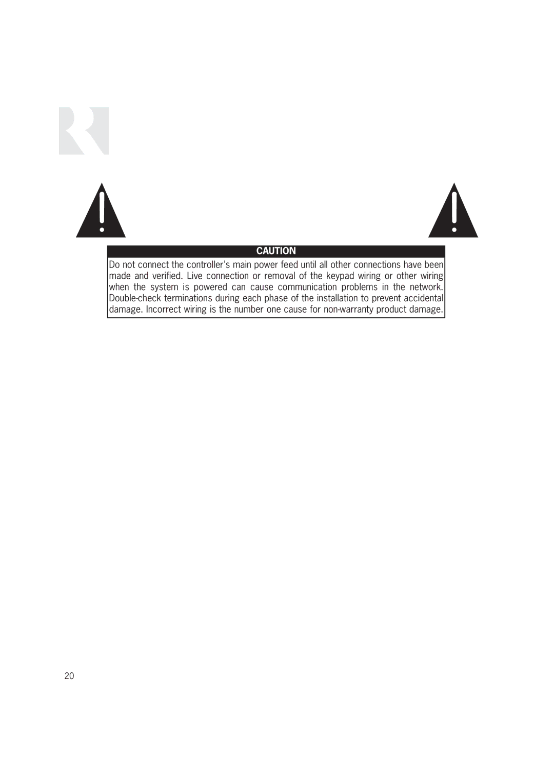 Russound CAM6.6T-S1 instruction manual 