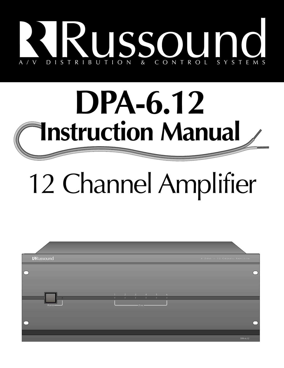 Russound DPA-6.12 instruction manual 