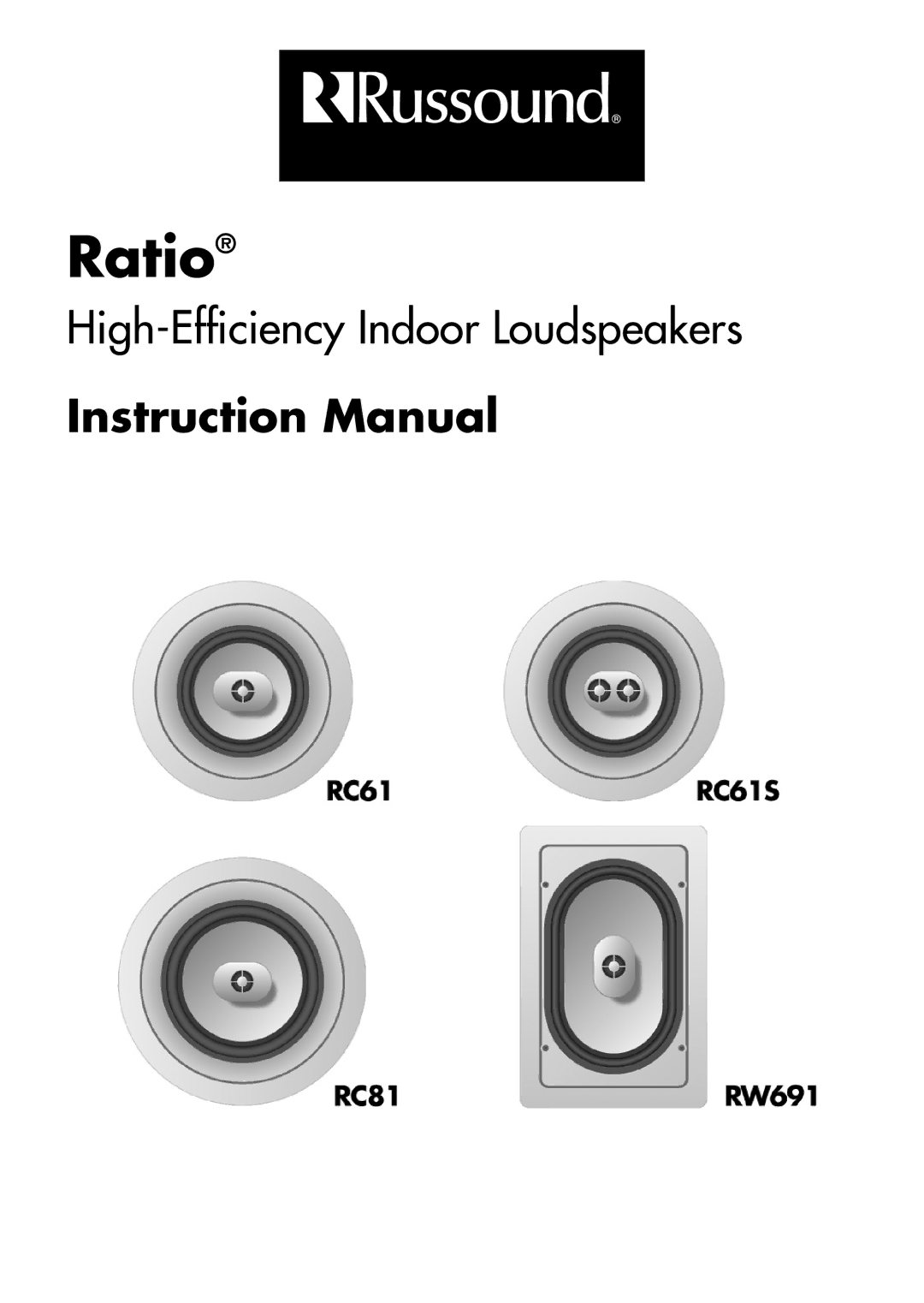 Russound RC61S instruction manual Ratio 